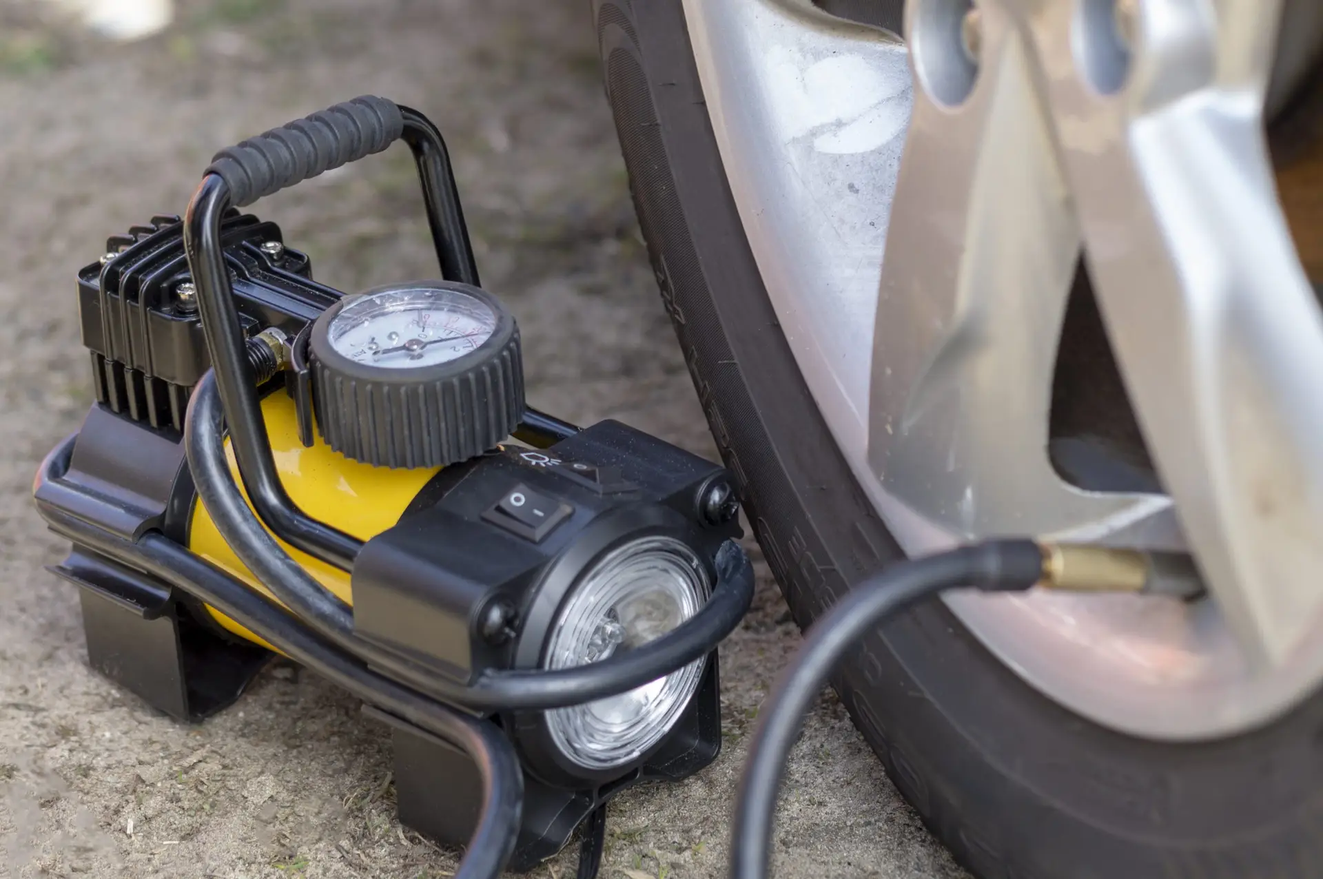 car tire inflate homekit air pump