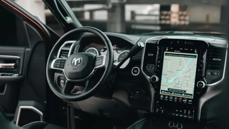 a-car-with-a-tracking system