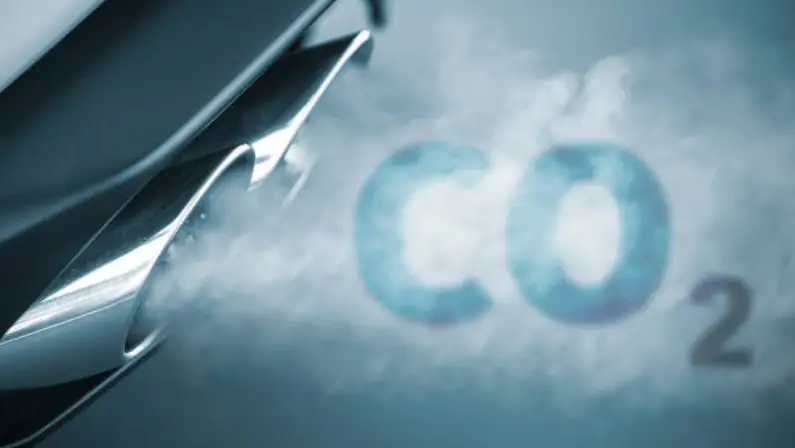 a-car-with-carbon-footprint