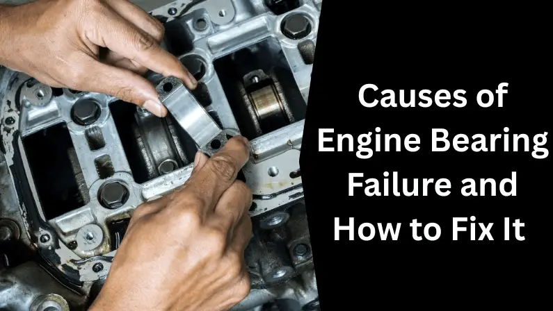 Causes of engine bearing failure and how to fix it - mechanic replacing bearing